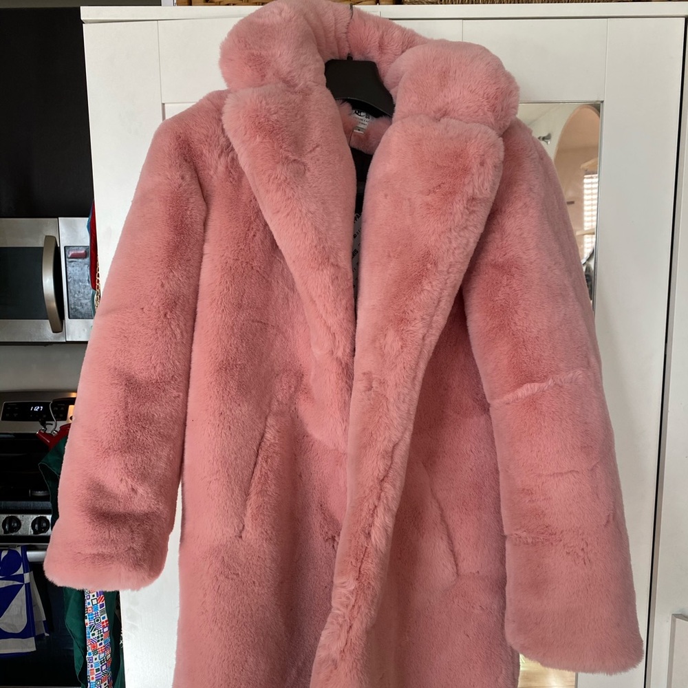 Apparis x Juicy Couture faux fur coat